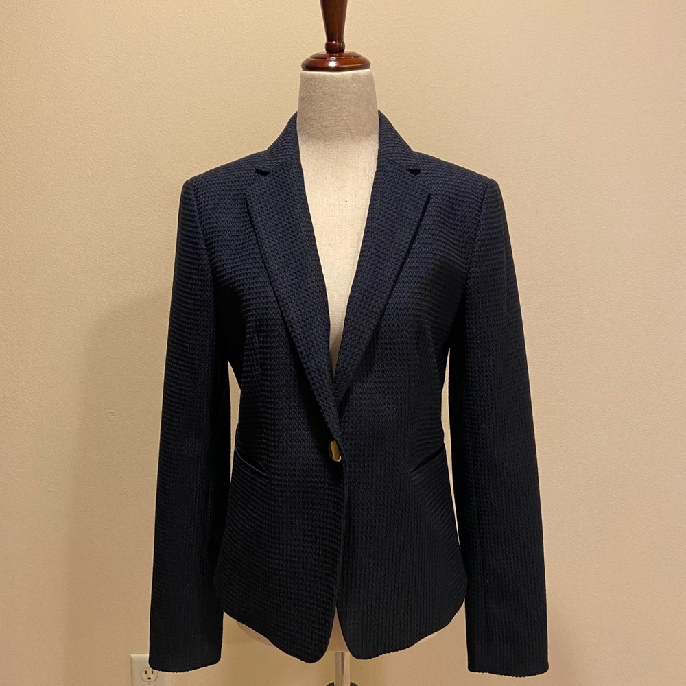 Ann Taylor - Black Blazer with gold buttons - size 2 - new without tags